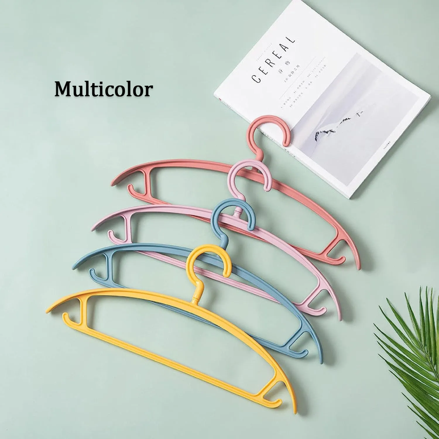 0231 Plastic Hangers, Clothes Hangers - Lightweight Space Saving Hangers - Standard Hangers for Clothes - Durable, Slim & Sleek Hangers (10pc)