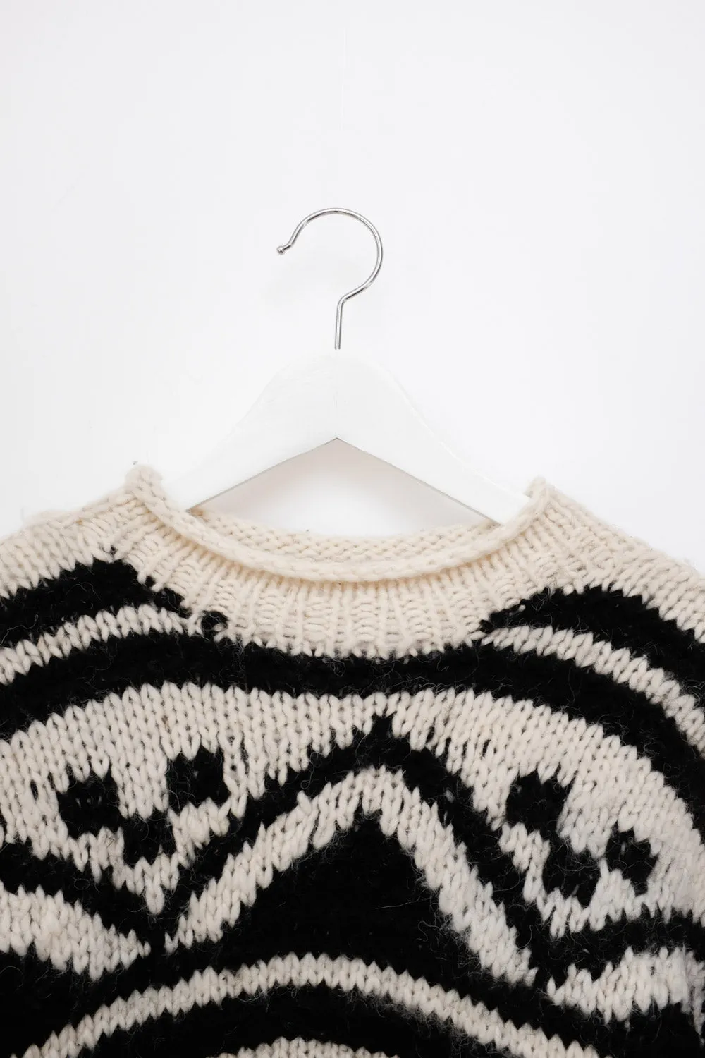 0401_WOOL OVERSIZE AZTEC ETHNO SWEATER