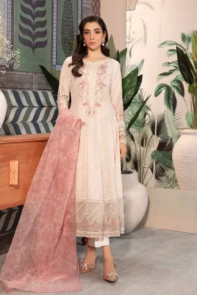 3 Piece Embroidered Net Suit | DW-EA24-08