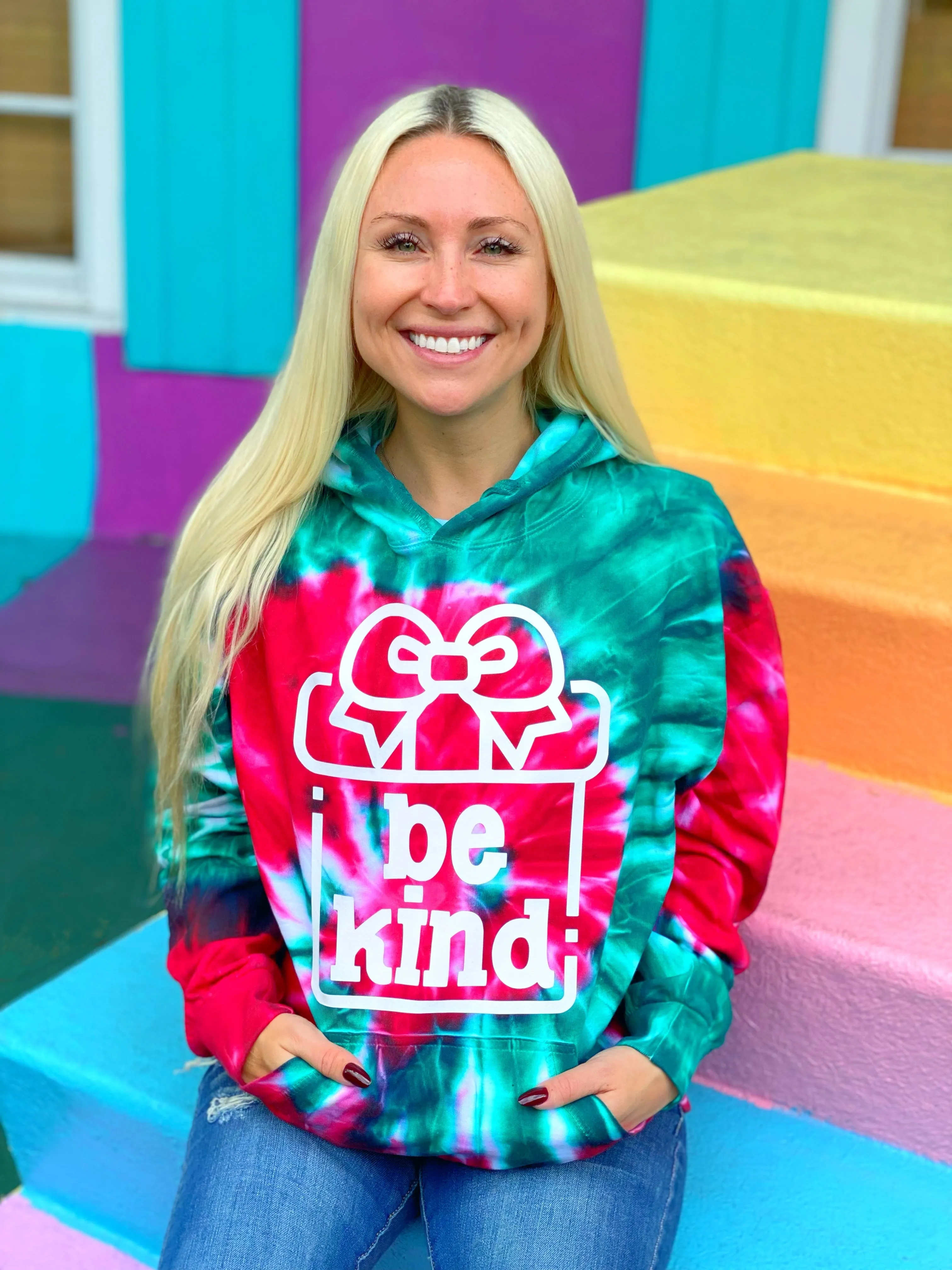 Be Kind Christmas Present Hoodie