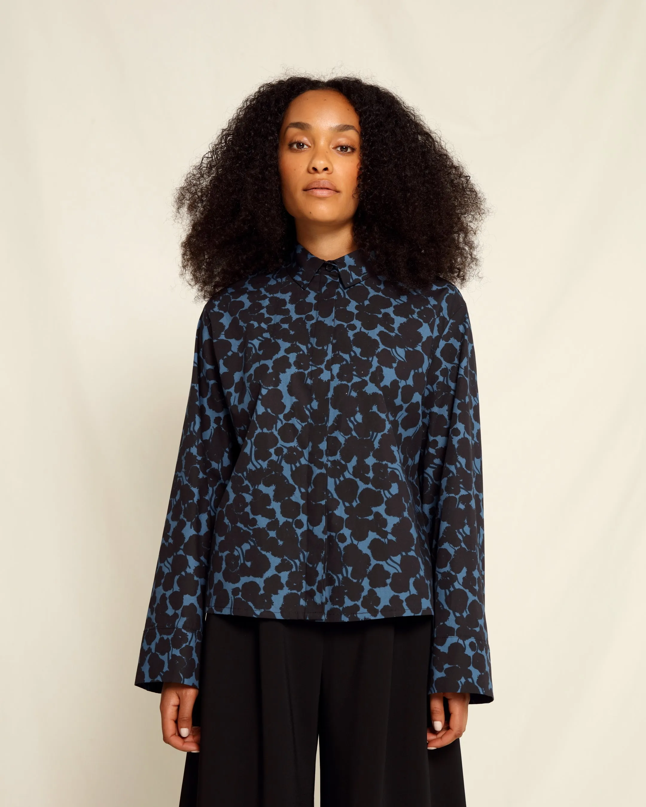 Bria Shirt Varret Small Blue