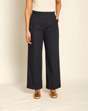 Cara Trousers Oak Blue/Black