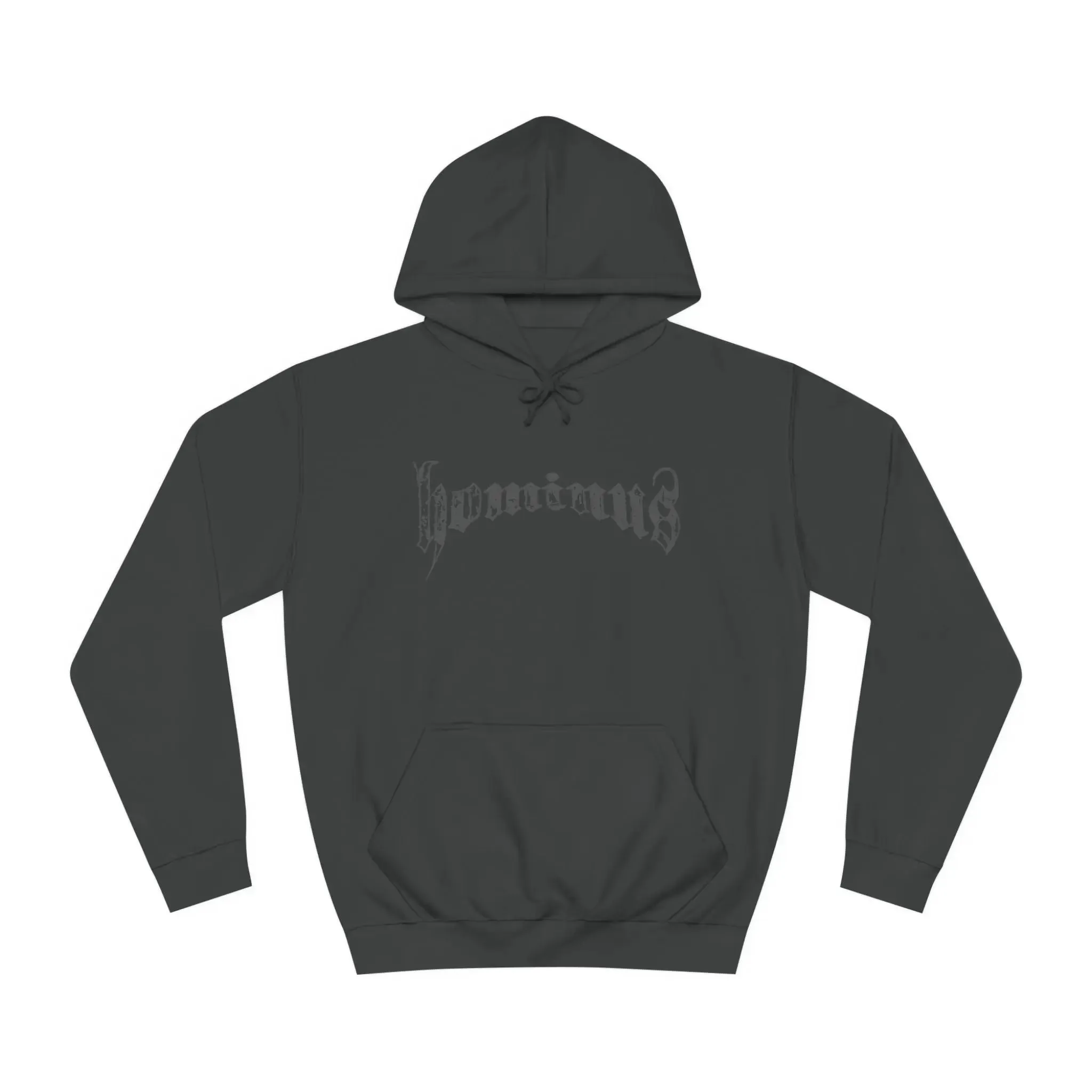 Casual Hominus Denim Gothic Logo Hoodie