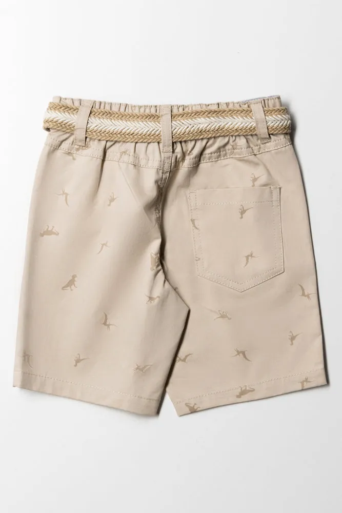 Chino Shorts With Belt