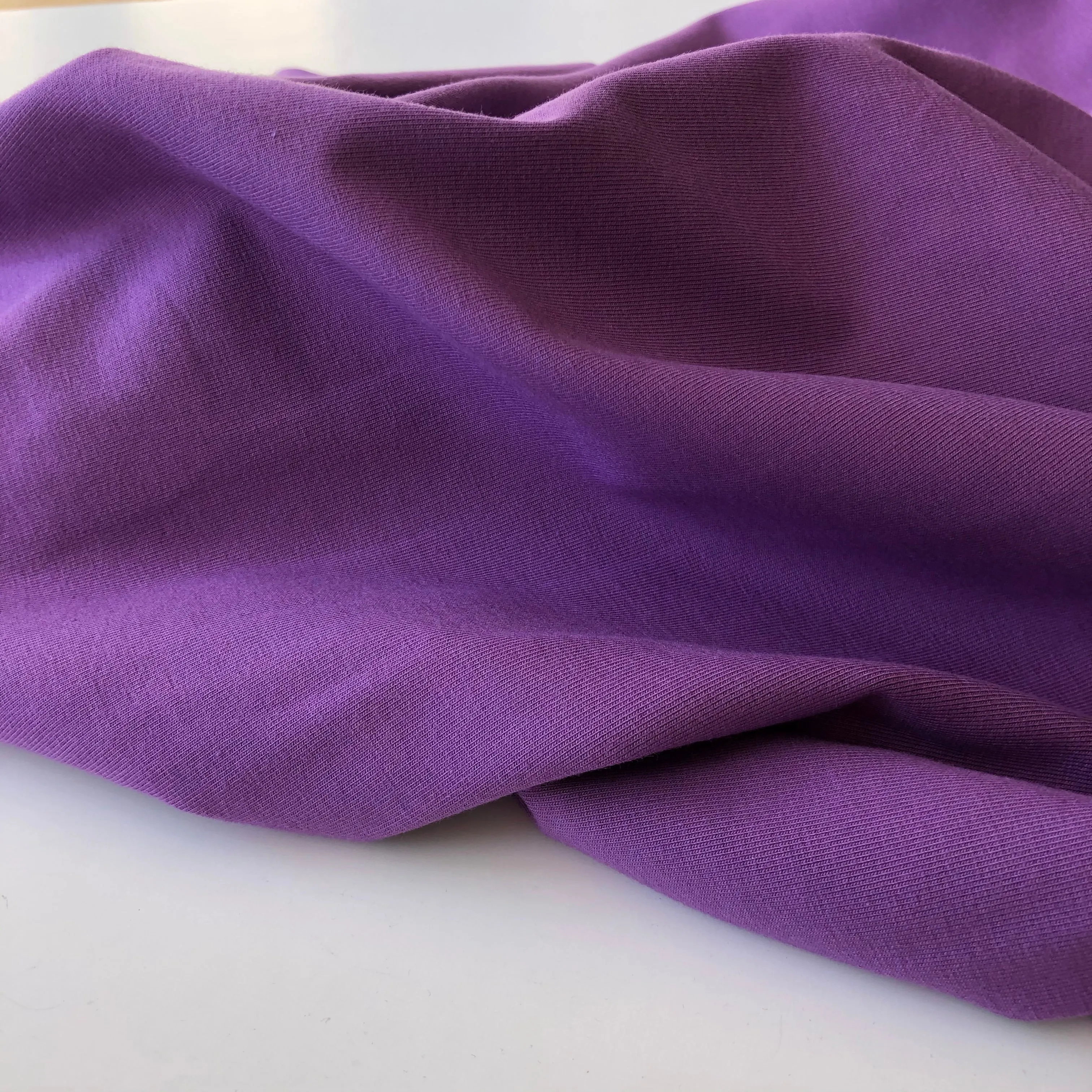 Essential Chic Purple Cotton Jersey Fabric