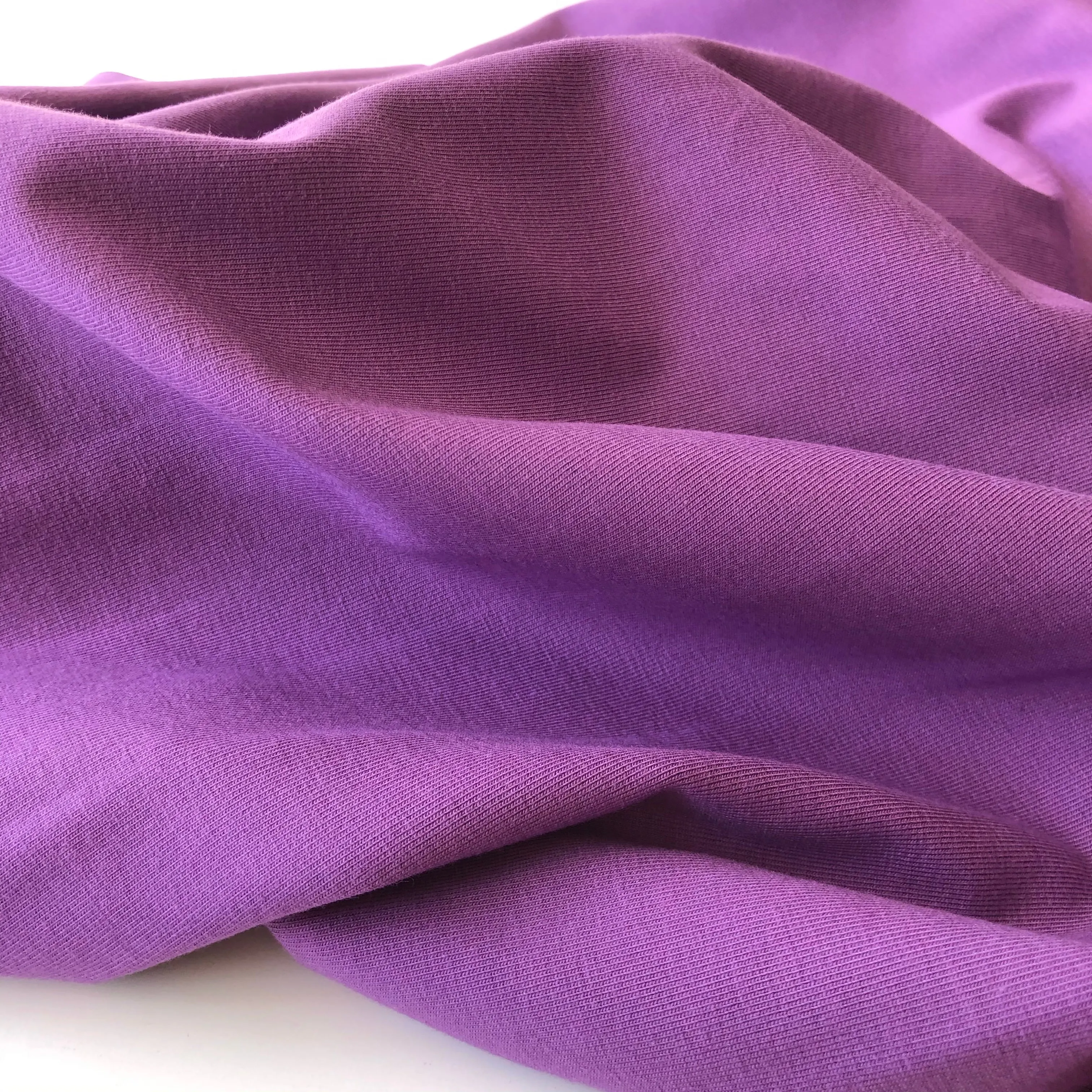 Essential Chic Purple Cotton Jersey Fabric