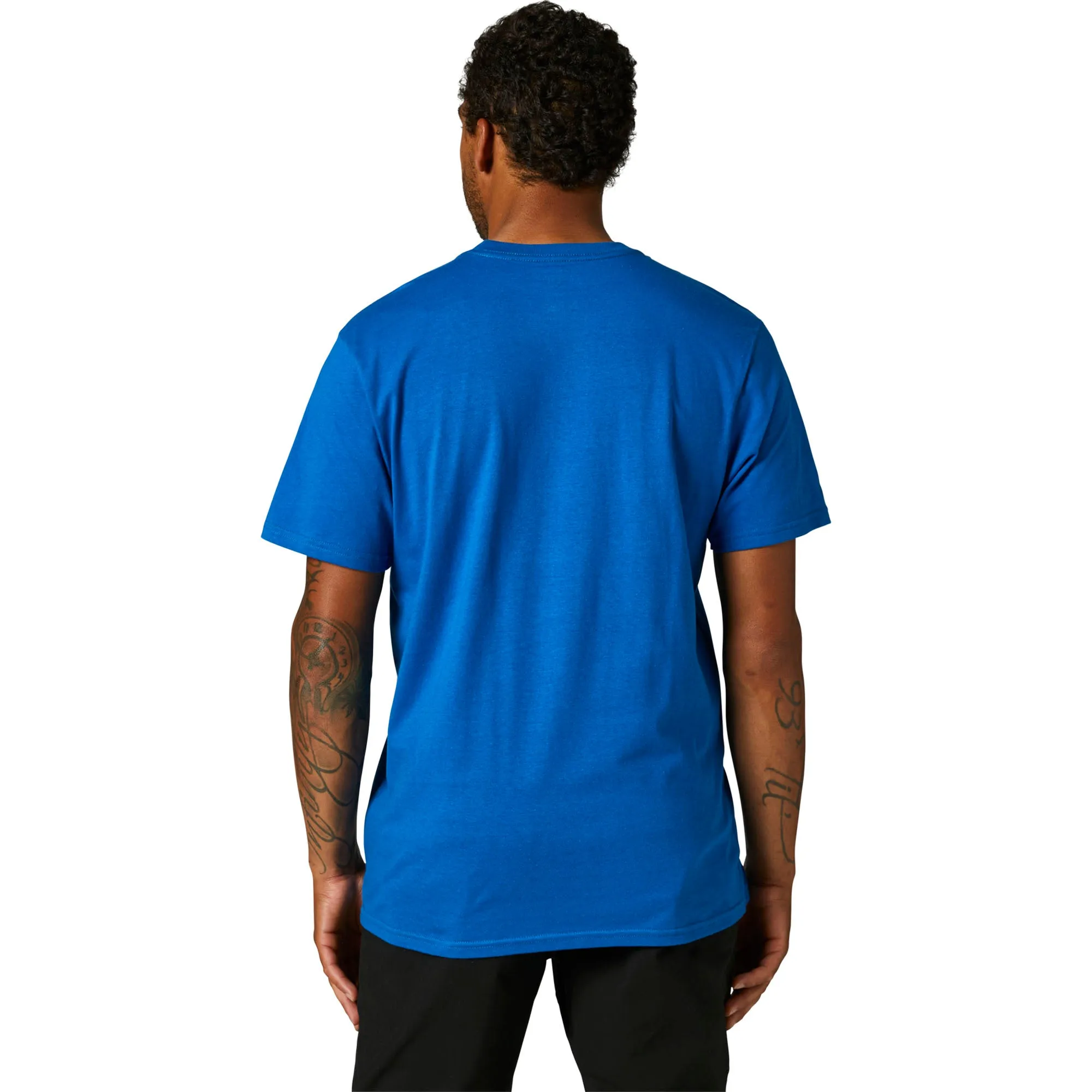 Fox Racing  Mens Royal Blue Pinnacle Premium Tee T-Shirt Short Sleeve Crew Neck