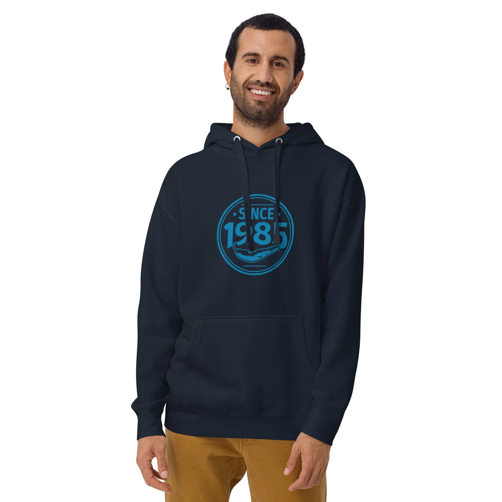 Hot Chillys 1985 Circle Logo Unisex Hoodie