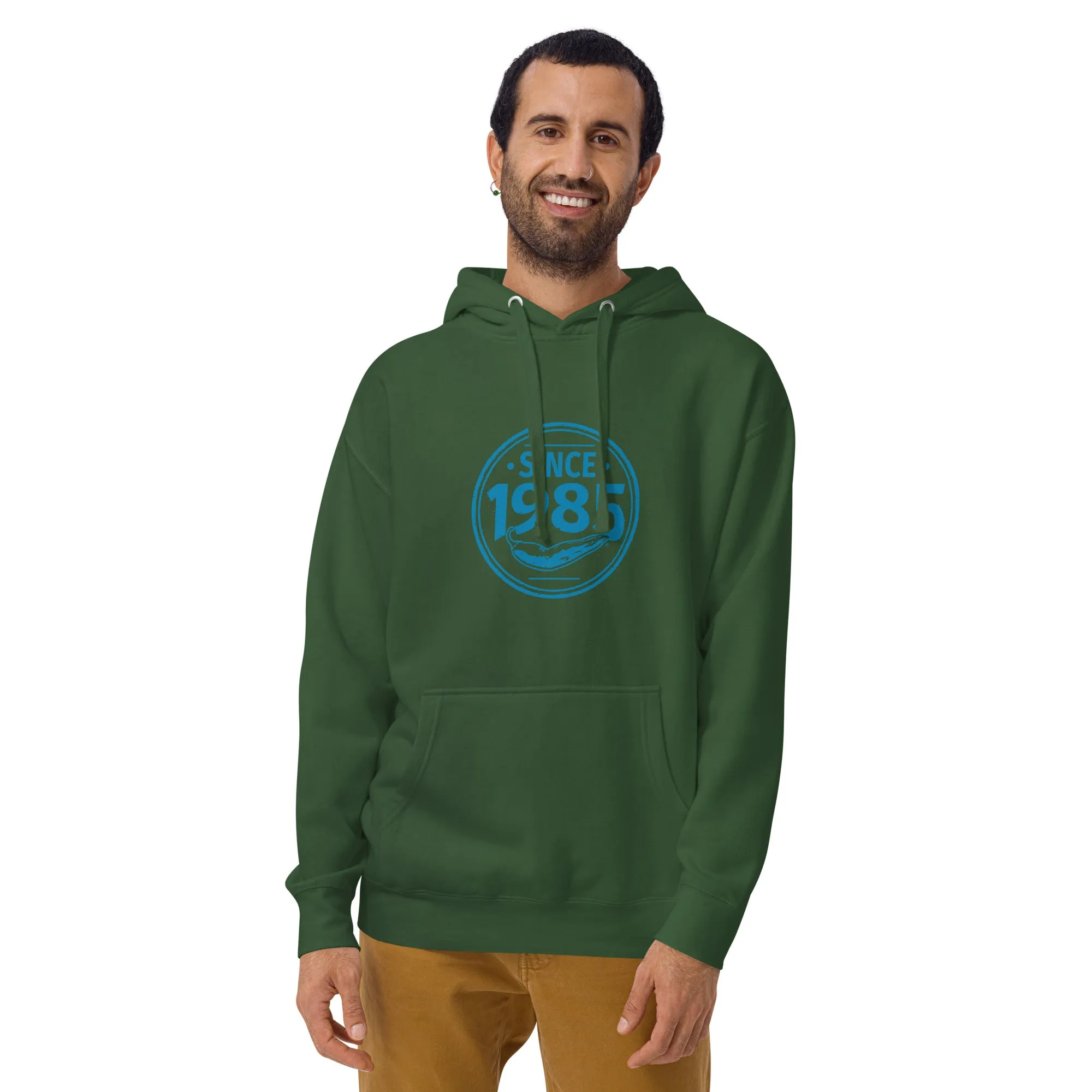 Hot Chillys 1985 Circle Logo Unisex Hoodie