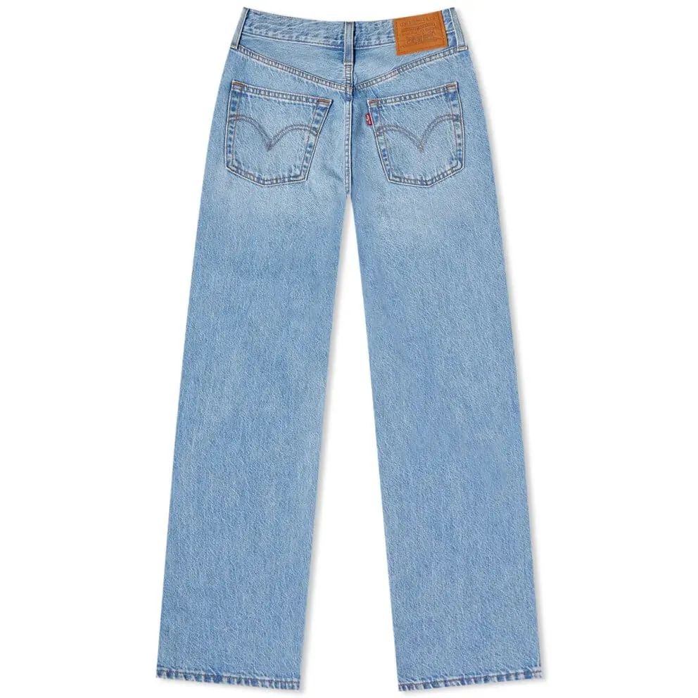 Levi's Ribcage Straight Ankle Jeans, blue