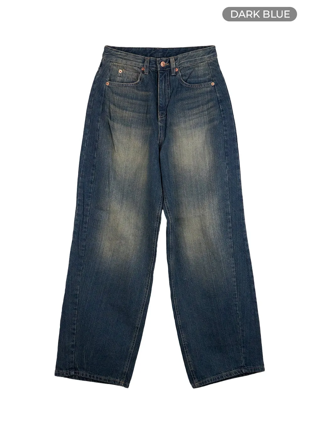 Maya Timeless Washed Baggy Fit Jeans CO402