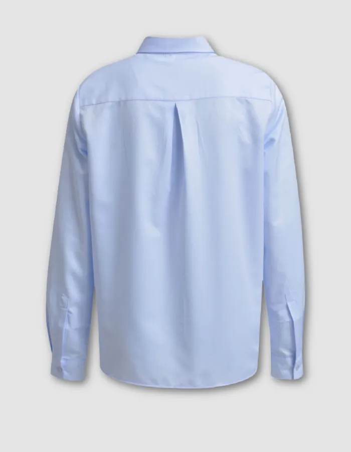 Milano Twill Shirt in Powder Blue