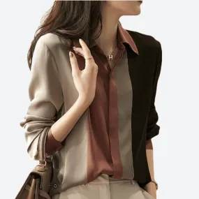 Modern Satin Long Sleeve Shirts