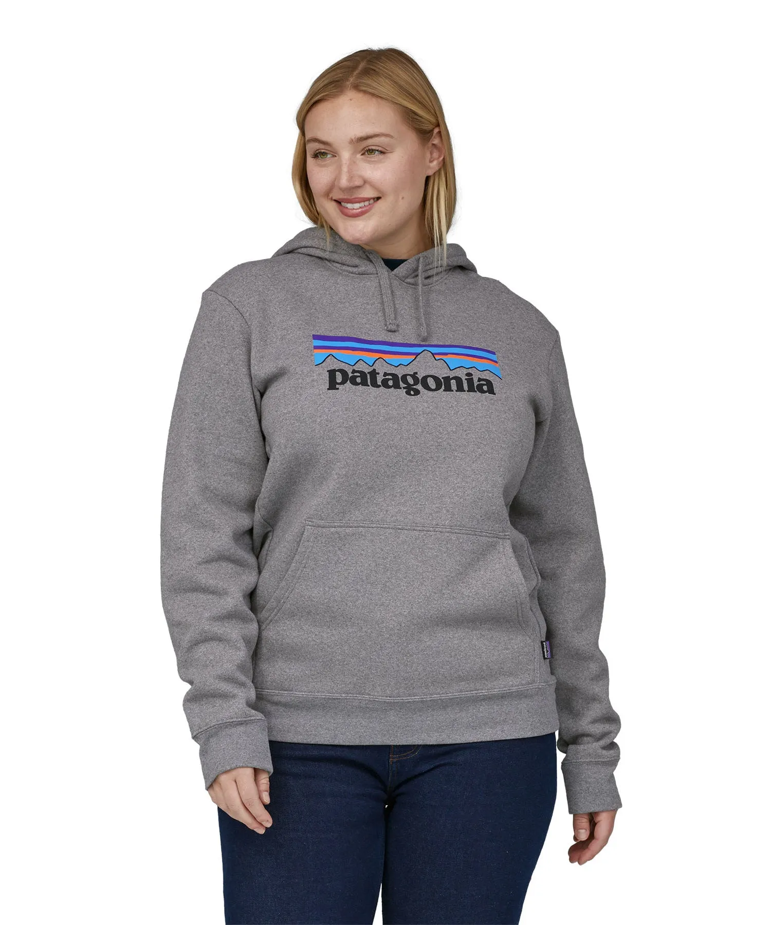 Patagonia Adult P-6 Logo Uprisal Hoody Gravel Heather