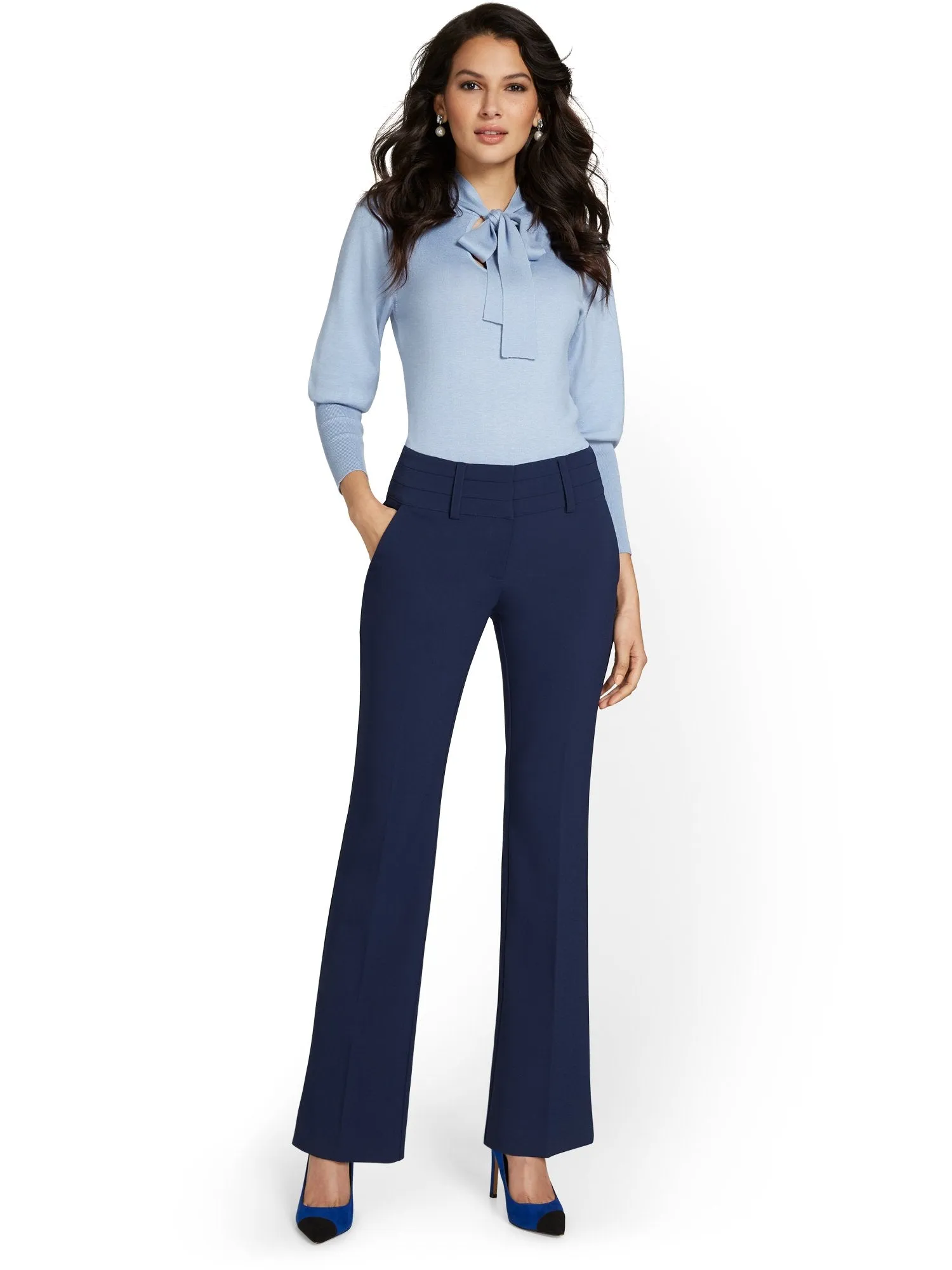 Petite Bootcut Pant - Premium Stretch