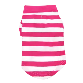 Polo Shirt | Magenta Stripes