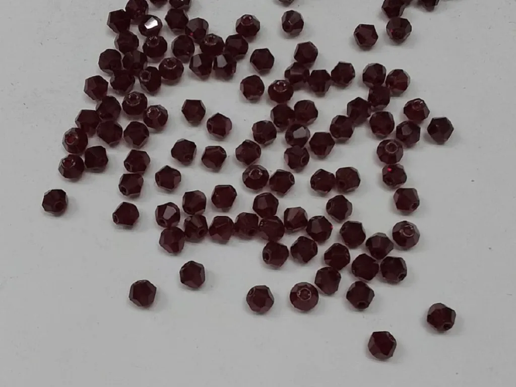 Purple New Cut Crystal Glass Beads (Wholesale)