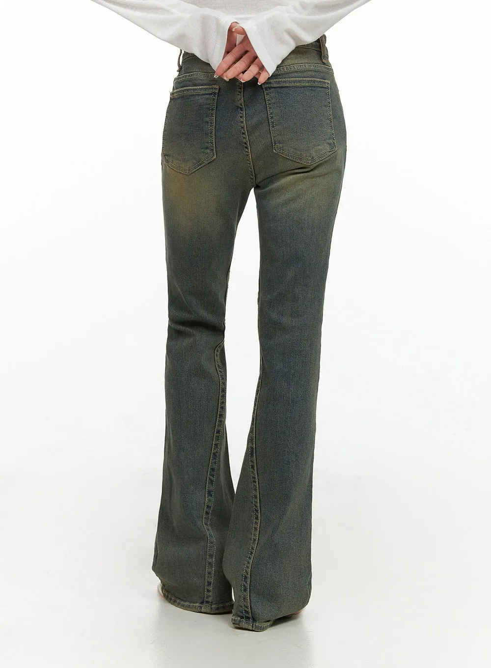 Raina Timeless SlimFit Cotton Bootcut Jeans CS430