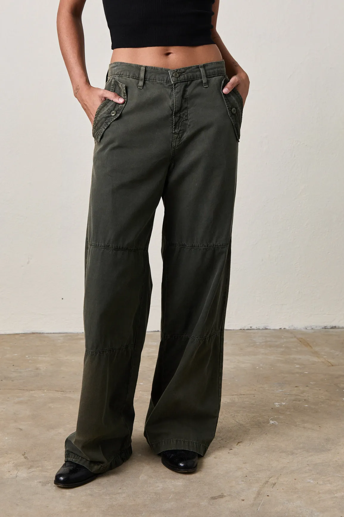 RYAN TROUSER / MILL GREEN