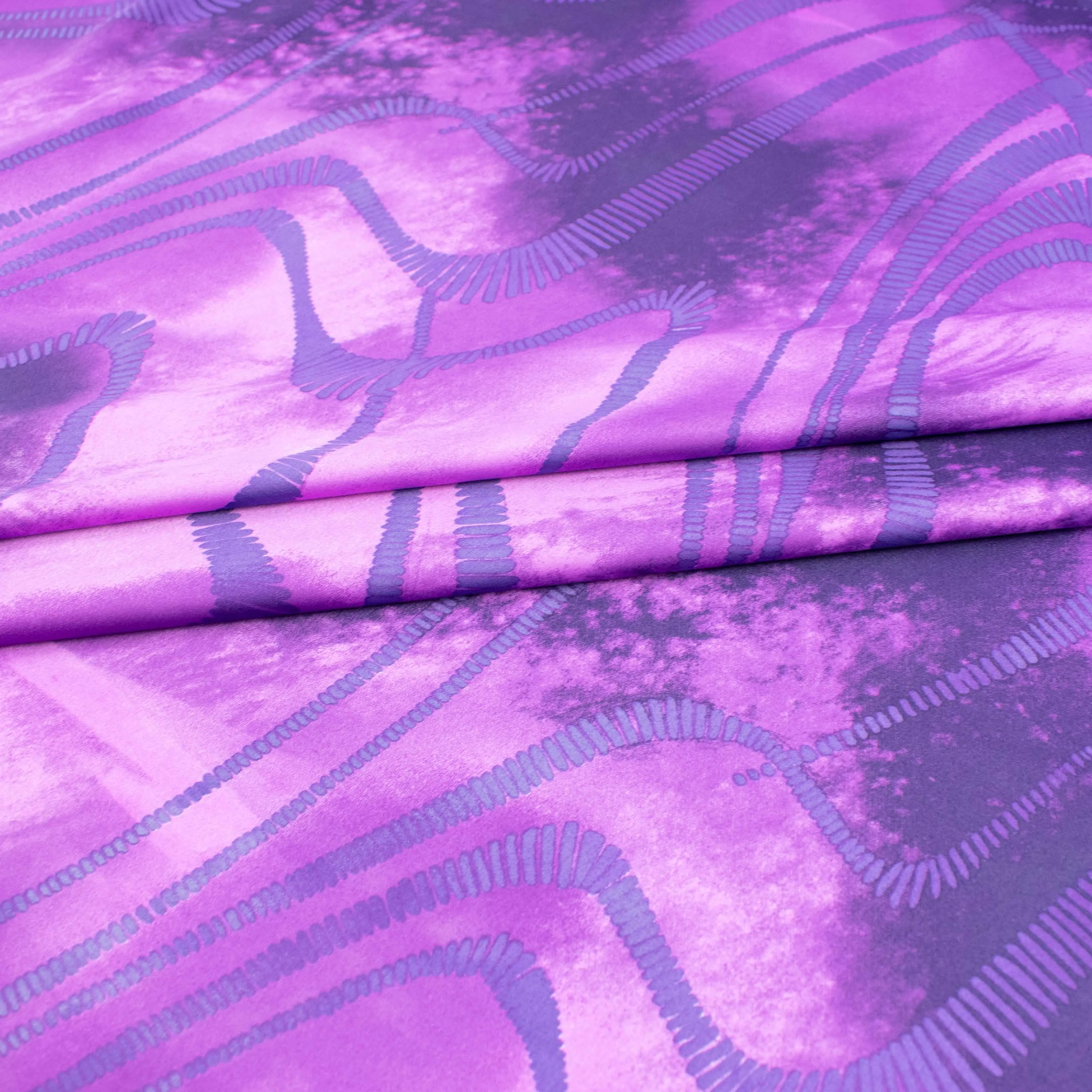 Sand Wash Prints Design-1 Purple