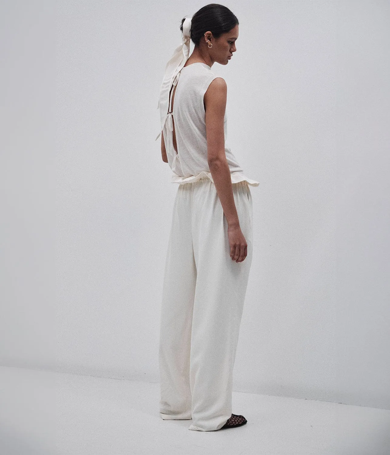 SHERMAN TROUSER- IVORY