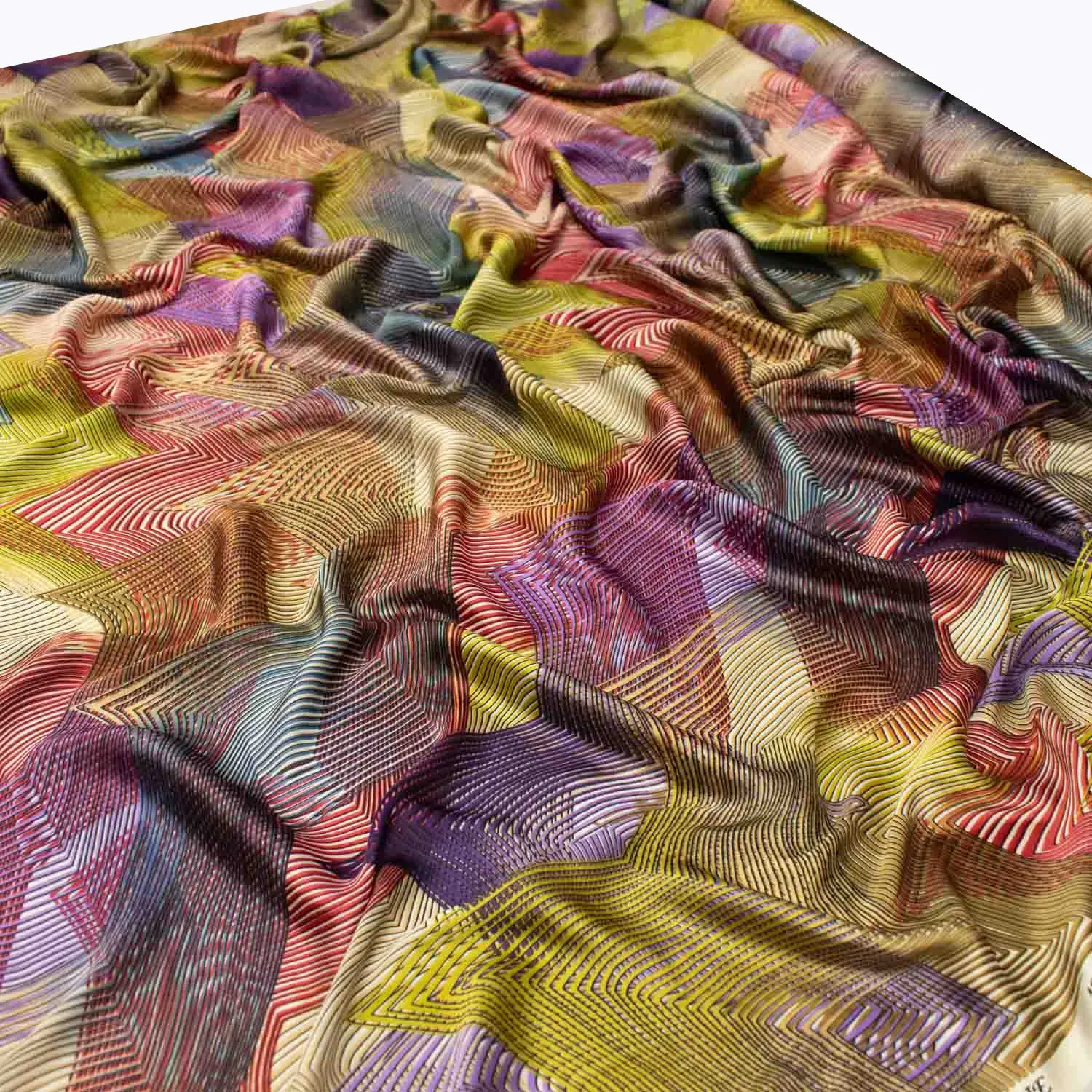 Silky Crepe de Chine Digital Prints