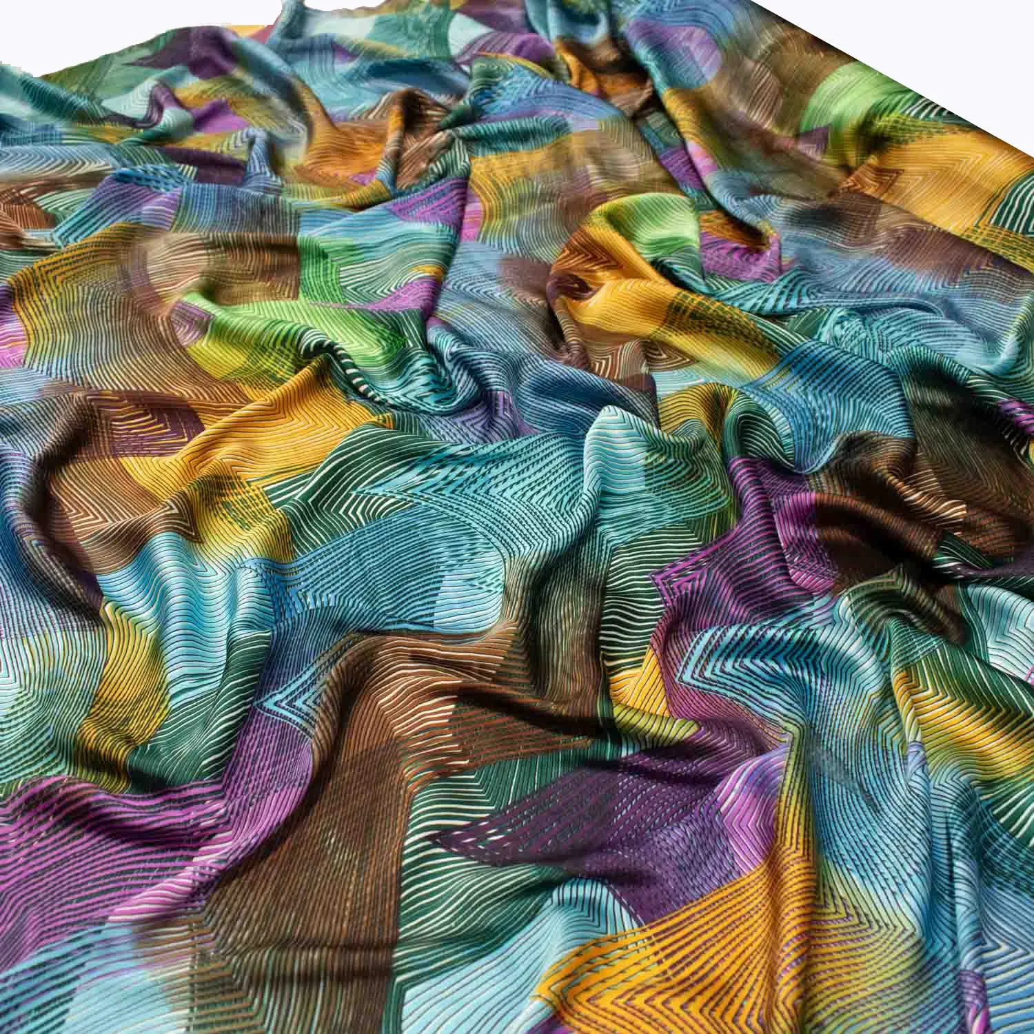 Silky Crepe de Chine Digital Prints