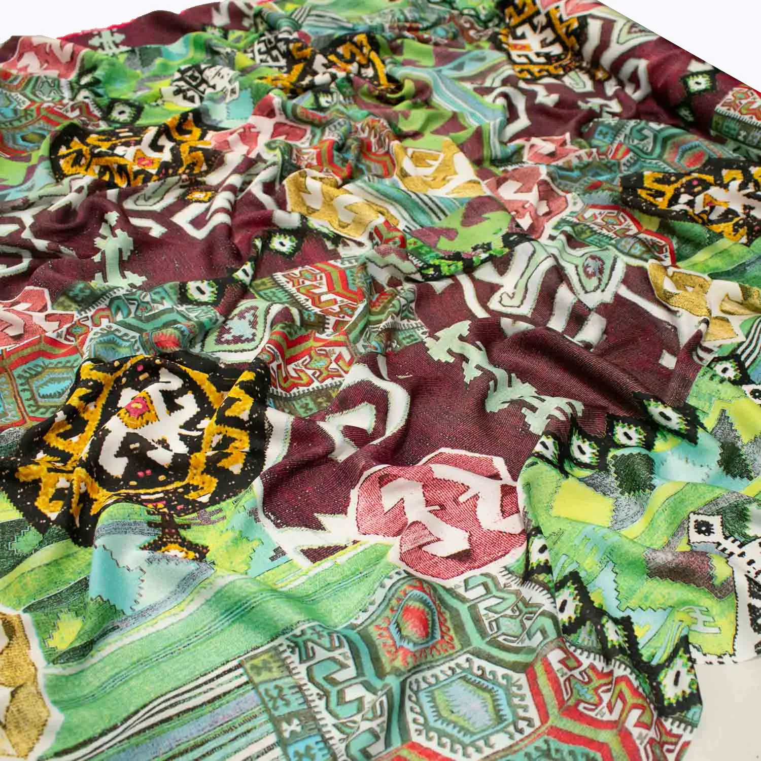 Silky Crepe de Chine Digital Prints