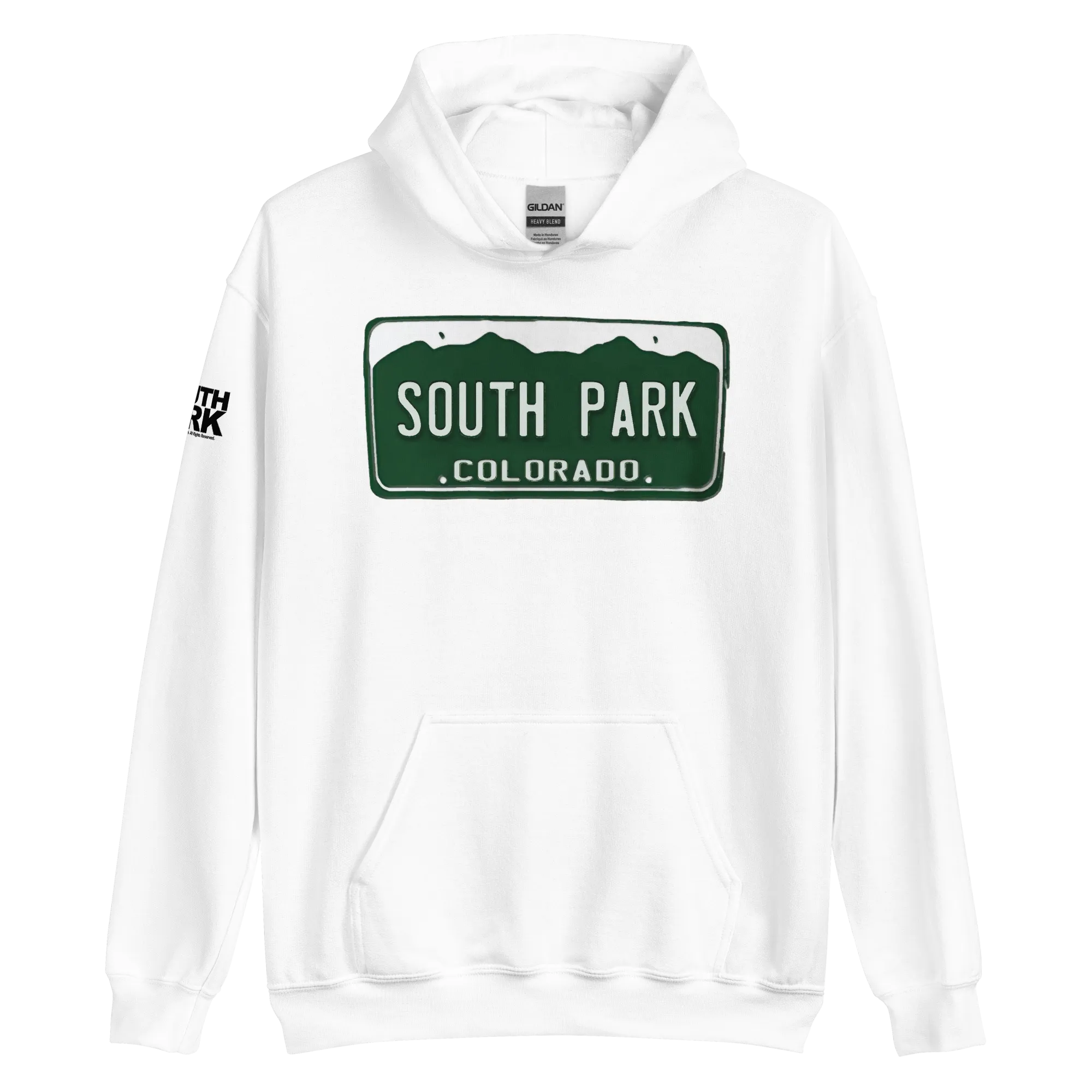 South Park License Plate Hooded Sweatshirt