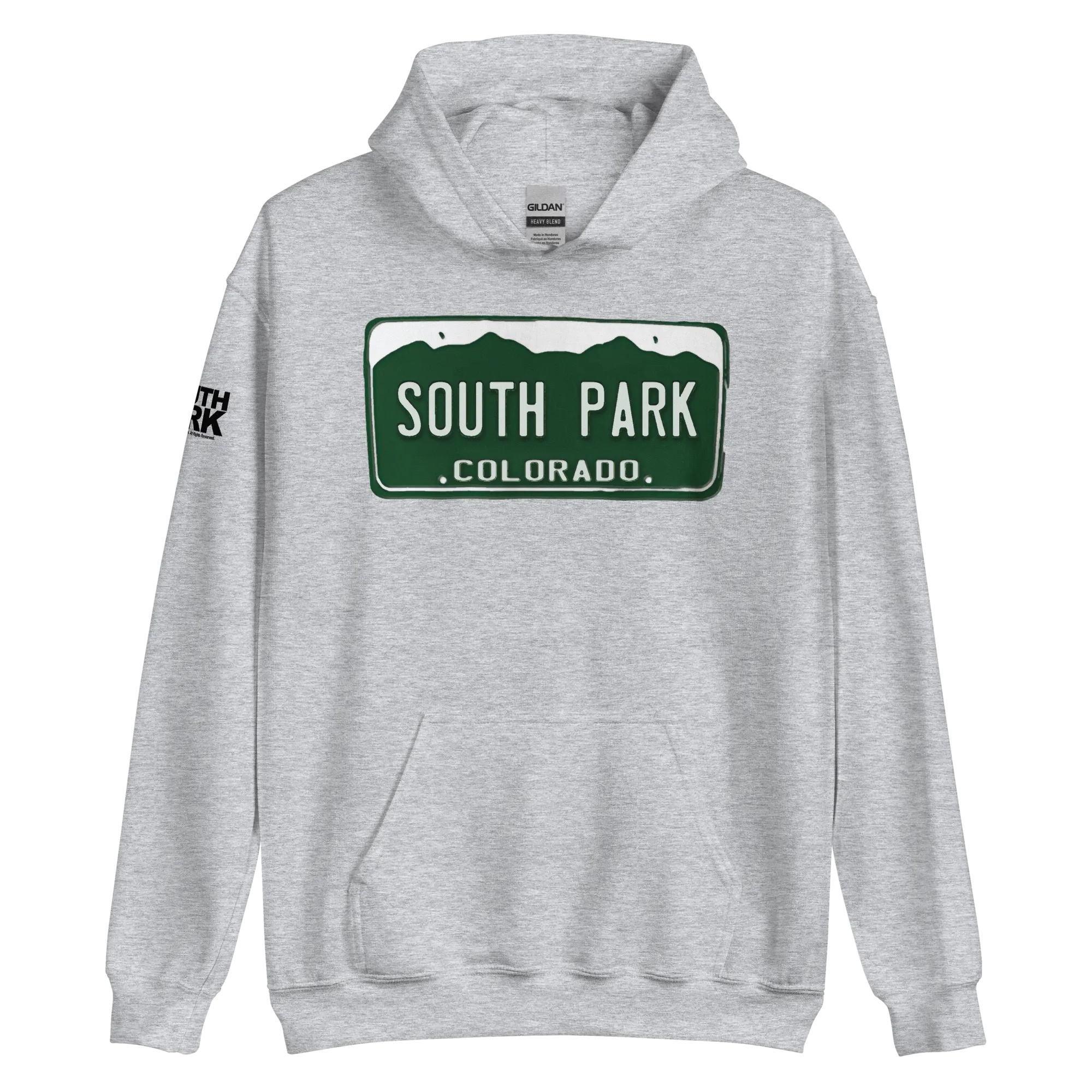 South Park License Plate Hooded Sweatshirt