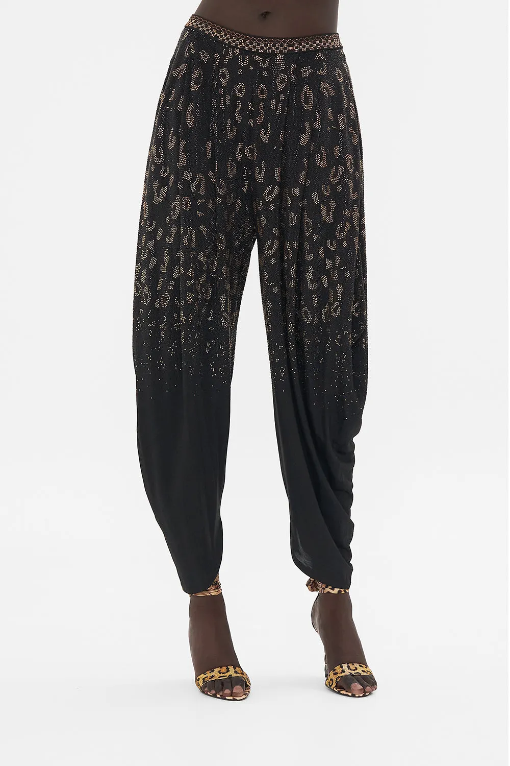 SPLIT HEM JERSEY PANT MOSAIC MUSE