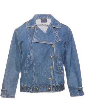 Stone Wash Classic Denim 1990s Jacket - S