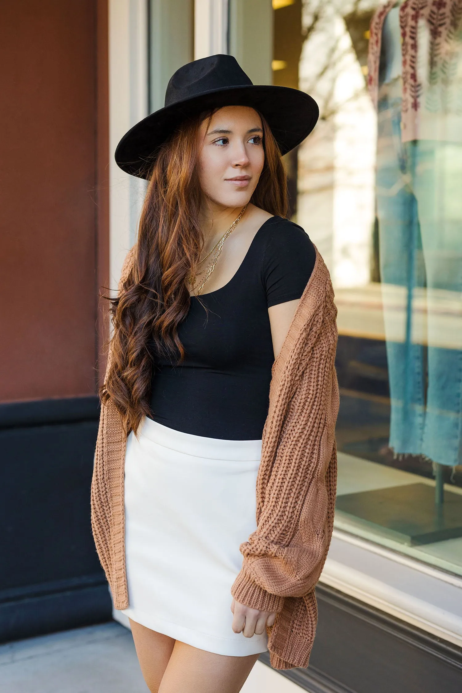 The Hazel Cable Knit Cardigan Sweater