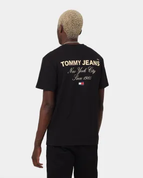 Tommy Jeans TJM Timeless Font T-Shirt Black