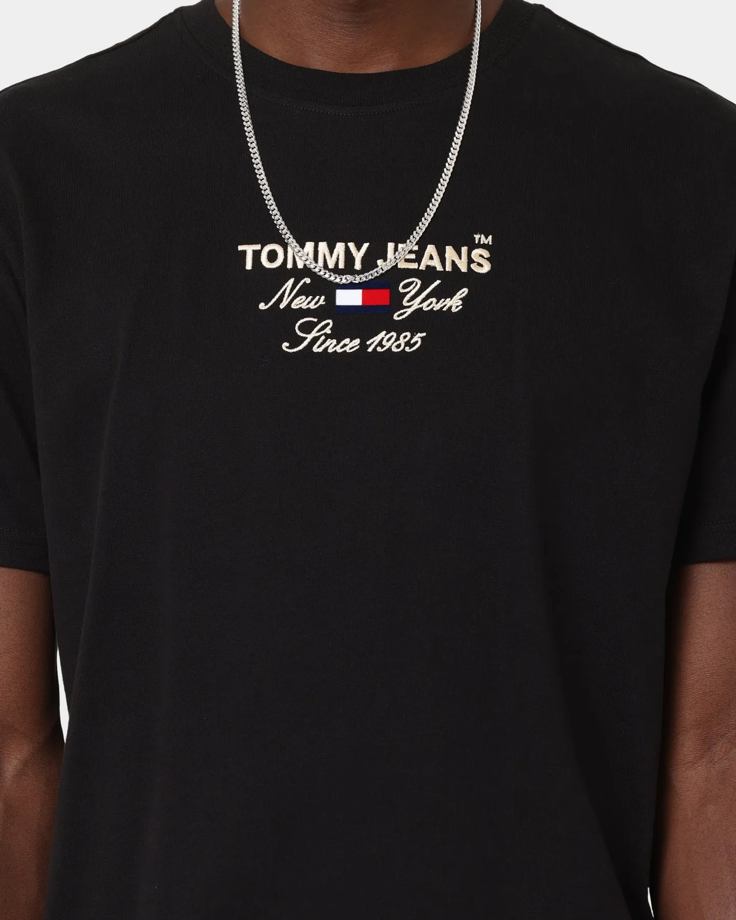 Tommy Jeans TJM Timeless Font T-Shirt Black