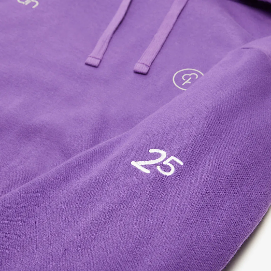 Women's purple 25 hoodie