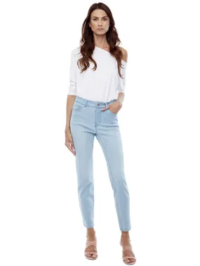 Women's Up! | Comfortable Jean Pull On Pants | Light Denim