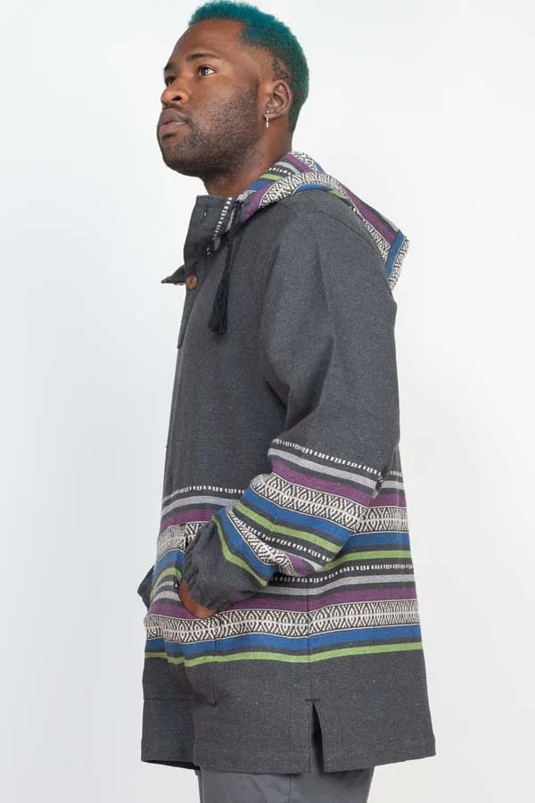 Woven Border Hoodie