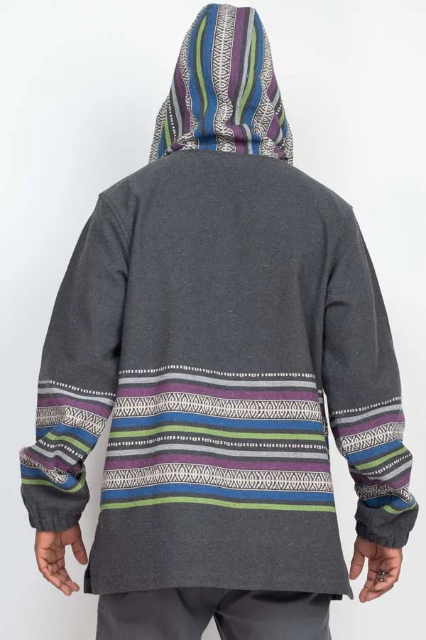 Woven Border Hoodie